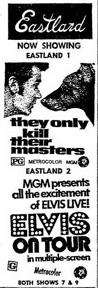 Eastland Twin Theatres - DEC 22 1972 AD